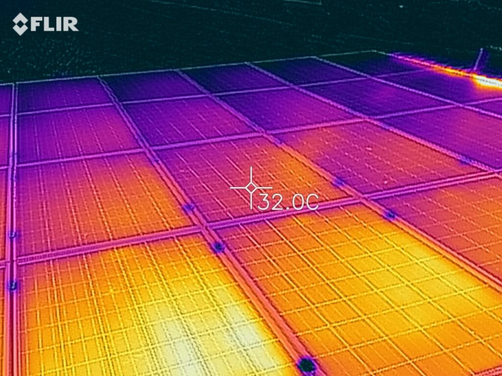 Termorafia impianto fotovoltaico